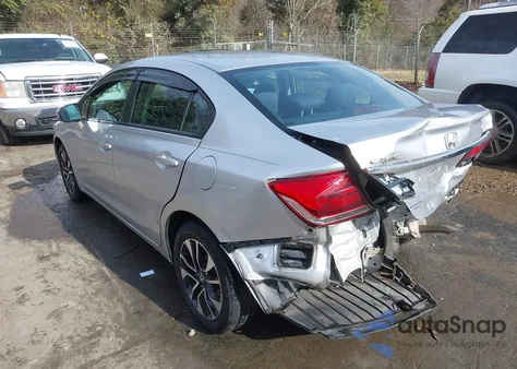 2014 Honda Civic Ex z USA, uszkodzony, nr VIN 19XFB2F87EE243042